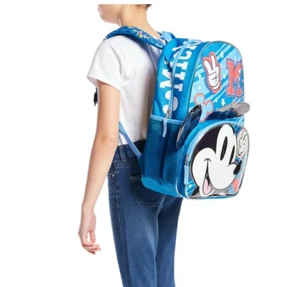 Mickey Mouse Kids Mickey Ears 17" Laptop Backpack - Picture 2 of 10